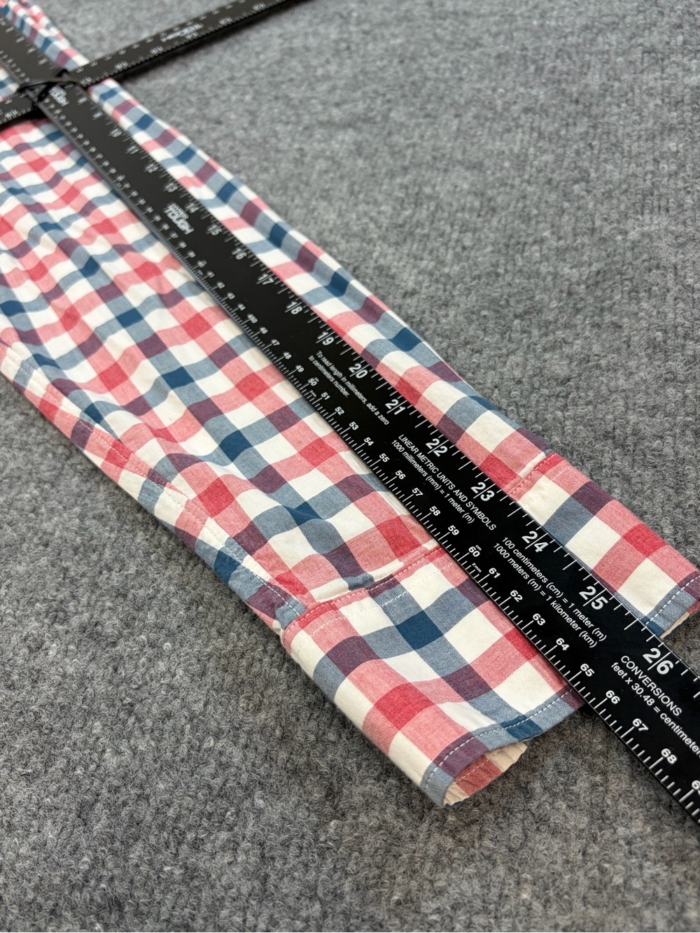 J.Crew Factory Slim Fit Plaid Button Down Shirt Men’s L 100% Cotton Americana - Picture 13 of 13